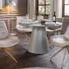 Design Stuhl DIVANI champagner beige Samt Metallgestell