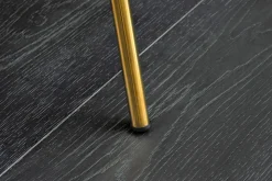 Design Stuhl NOBLESSE rosé Samt golden verchromtes Metallgestell Retro-Look