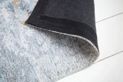 Design Teppich ABSTRAKT XXL 350x240m grau blau Baumwolle