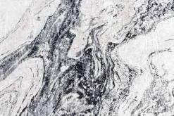 Design Teppich ART RUGS 230x160cm weiß grau Flachgewebe Indoor