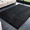 Design Teppich CLOUD 9 230x160cm schwarz Hochflor Indoor-Teppich