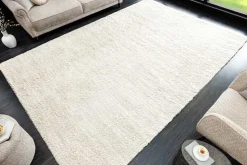 Design Teppich CLOUD 9 230x160cm creme Hochflor Indoor-Teppich