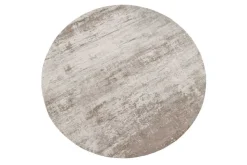 Design Teppich MODERN ART 150cm beige grau Used Look Vintage Baumwolle