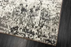 Design Teppich MODERN ART 230x160cm beige braun Kurzflor Indoor-Teppich