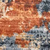 Design Teppich MODERN ART 230x160cm grau kupfer Kurzflor Indoor-Teppich