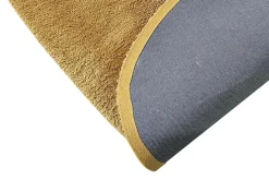 Design Teppich ORGANIC 180x120cm senfgelb Hochflor Indoor-Teppich organische Form
