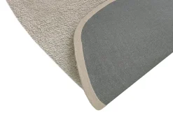 Design Teppich ORGANIC 180x120cm taupe Hochflor Indoor-Teppich organische Form