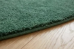 Design Teppich ORGANIC 180x120cm grün Hochflor Indoor-Teppich organische Form