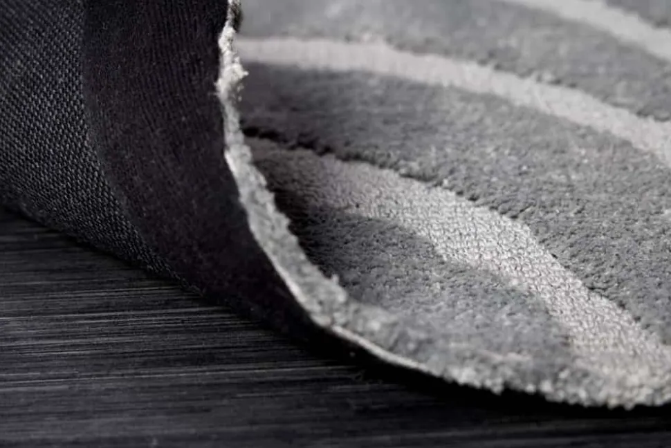 Design Teppich WAVE 240x170cm grau 3D-Effekt