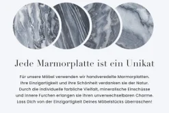 Design Tischlampe ABSTRACT LEAF schwarz Metall Marmorfuß handmade
