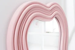 Design Wandspiegel ALICE II 100cm pastell rosa