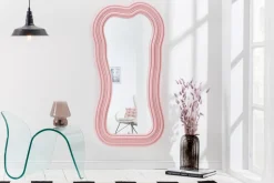 Design Wandspiegel ALICE II 100cm pastell rosa