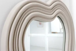 Design Wandspiegel ALICE II 100cm pastell greige