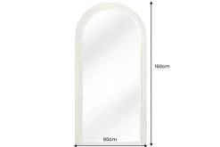 Design Wandspiegel ART DECO 160cm weiß