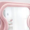 Design Wandspiegel CURVY 160cm rosa