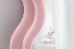Design Wandspiegel CURVY 160cm rosa