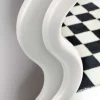 Design Wandspiegel CURVY 160cm weiß
