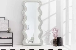 Design Wandspiegel CURVY 160cm weiß
