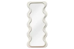 Design Wandspiegel CURVY 160cm weiß