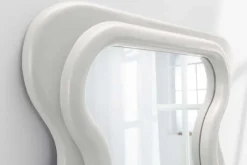 Design Wandspiegel CURVY 160cm weiß