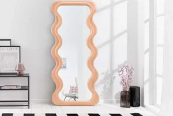 Design Wandspiegel CURVY 160cm apricot Pastell Spiegel