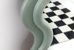 Design Wandspiegel CURVY 160cm salbeigrün
