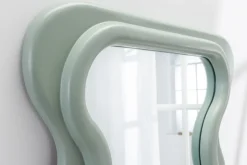 Design Wandspiegel CURVY 160cm salbeigrün