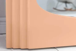 Design Wandspiegel WAVE 160cm apricot Pastell Rundbogen Spiegel