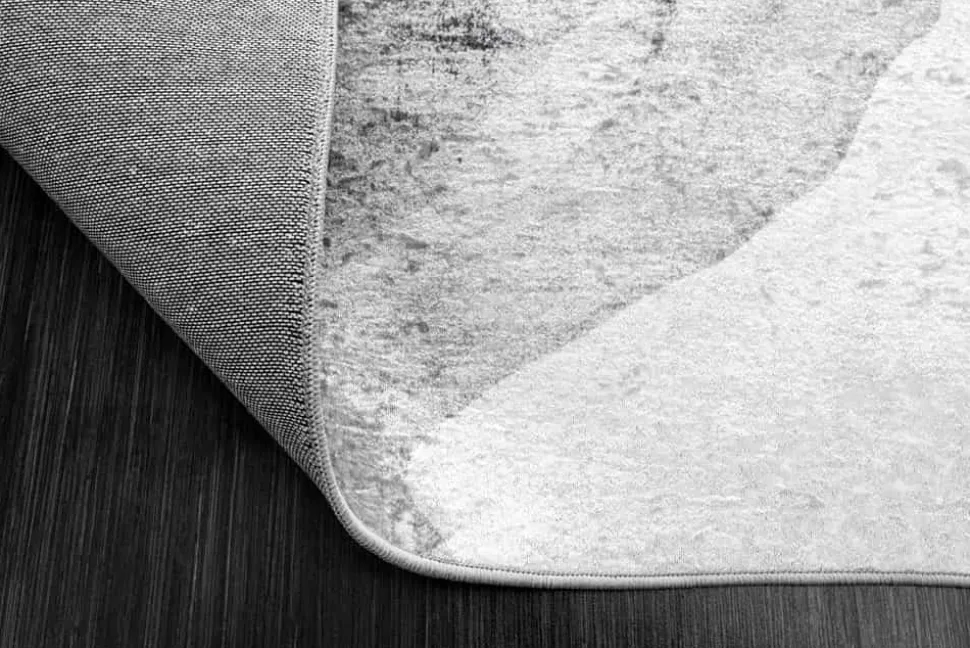 Design XXL Teppich ART RUGS 350x240cm grau weiß Flachgewebe Indoor
