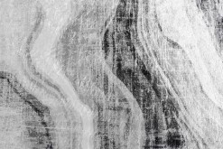 Design XXL Teppich ART RUGS 350x240cm grau weiß Flachgewebe Indoor