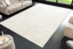 Design XXL Teppich CLOUD 9 350x240cm creme Hochflor Indoor-Teppich