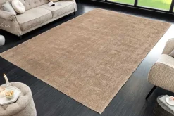 Design XXL Teppich CLOUD 9 350x240cm beige Hochflor Indoor-Teppich