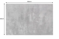 Design XXL Teppich CLOUD 9 350x240cm anthrazit Hochflor Indoor-Teppich