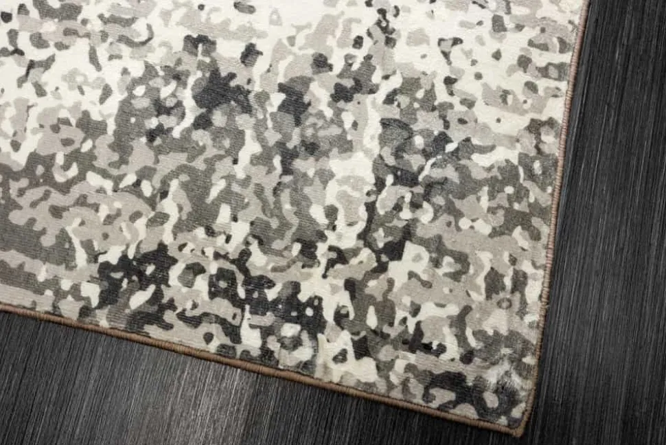 Design XXL Teppich MODERN ART 350x240cm beige braun Kurzflor Indoor-Teppich