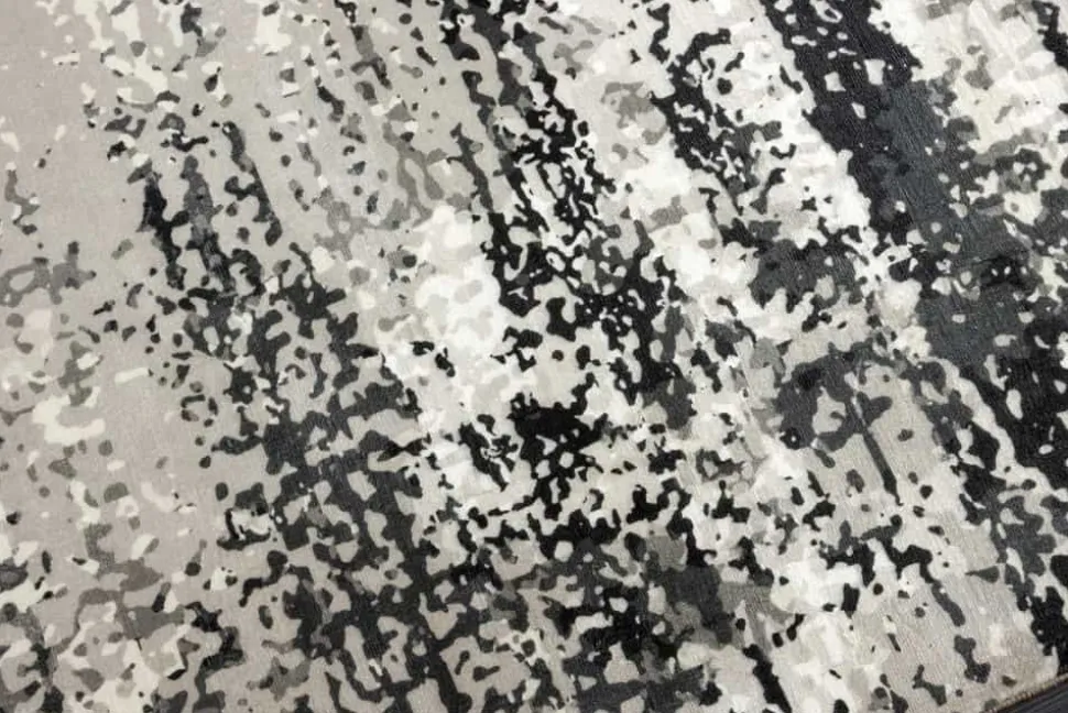 Design XXL Teppich MODERN ART 350x240cm beige braun Kurzflor Indoor-Teppich