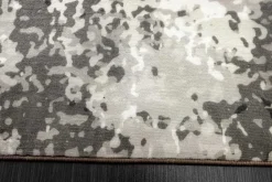 Design XXL Teppich MODERN ART 350x240cm beige braun Kurzflor Indoor-Teppich