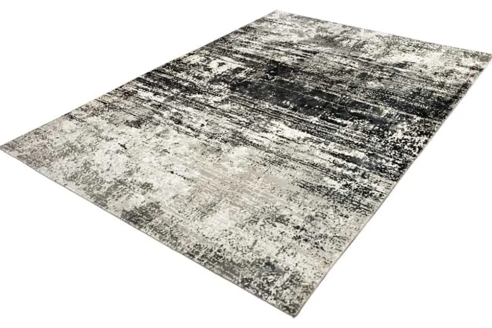 Design XXL Teppich MODERN ART 350x240cm beige braun Kurzflor Indoor-Teppich