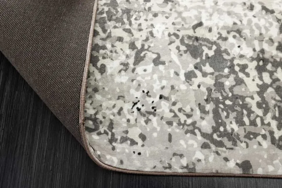 Design XXL Teppich MODERN ART 350x240cm beige braun Kurzflor Indoor-Teppich