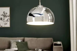 Designer Hängelampe CHROME BALL 32cm chrom Pendelleuchte Modern Design