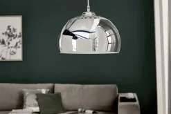Designer Hängelampe CHROME BALL 32cm chrom Pendelleuchte Modern Design