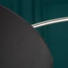 Dimmbare Bogenlampe PYTHON 190cm schwarz gold Retro Bogenleuchte