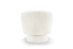 Drehbarer Design Sessel BOSSA NOVA beige Bouclé