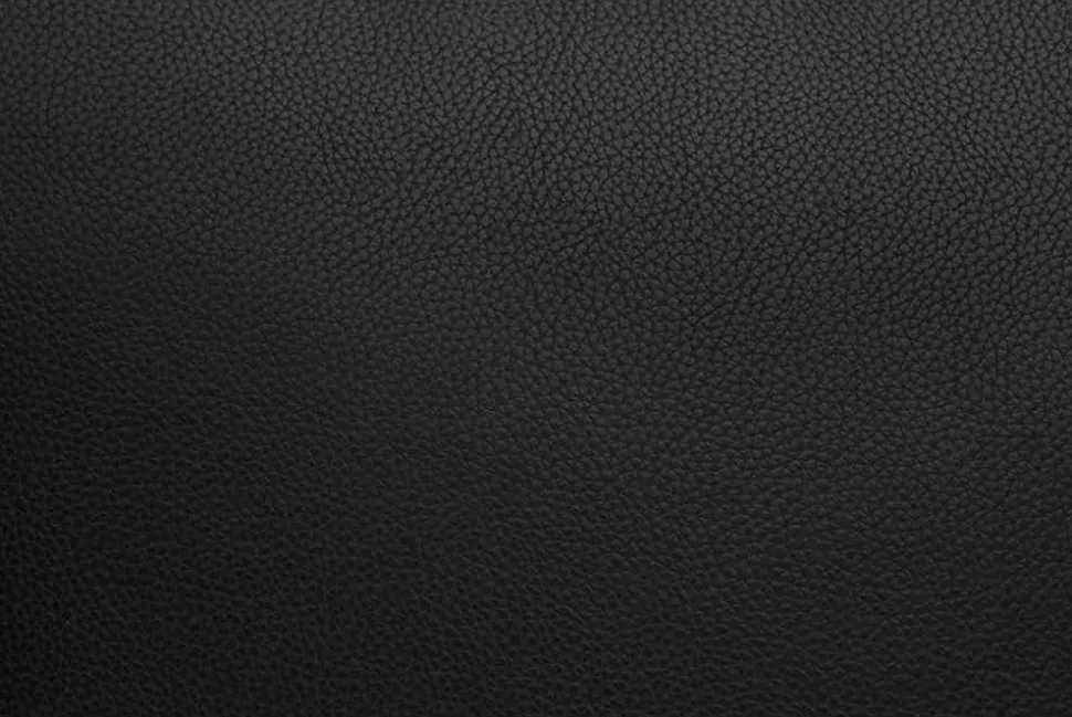 Drehbarer Design Stuhl VOGUE schwarz Kunstleder Metall 360° mit Armlehne
