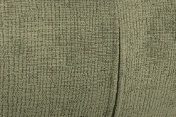 Drehbarer Retro Stuhl UNIQUE grün Chenille schwarze Metallbeine mit Armlehne
