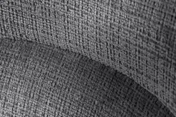 Drehbarer Stuhl ASGARD grau Chenille Cremona mit Taschenfederkern und Armlehne