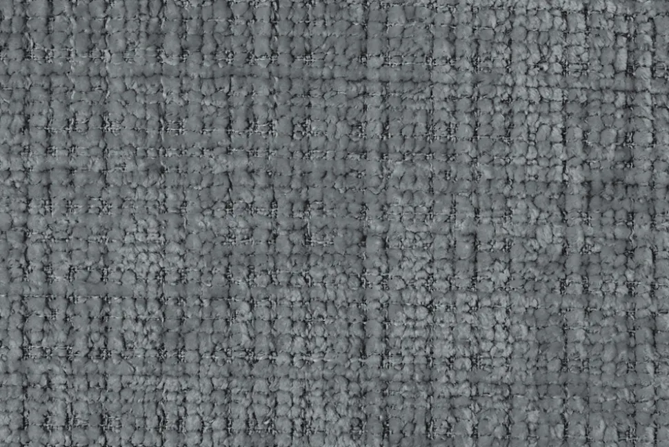 Drehbarer Stuhl BIG GEORGE grau Chenille Cremona natur Buchenholz mit Armlehnen