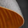 Elegante Design Hängeleuchte GLOW 70cm schwarz gold Hängelampe