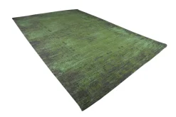 Eleganter Baumwoll-Teppich POP ART 240x160cm smaragdgrün orientalisches Muster