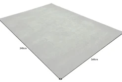 Eleganter Baumwoll-Teppich POP ART 240x160cm smaragdgrün orientalisches Muster
