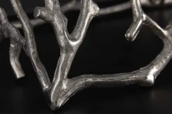 Eleganter Kerzenhalter ABSTRACT 60cm silber für 4 Kerzen